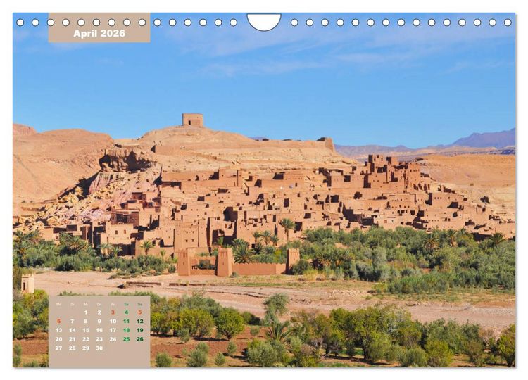 Produktbild: Erlebe mit mir das traumhafte Marokko (Wandkalender 2026 DIN A4 quer), CALVENDO Monatskalender