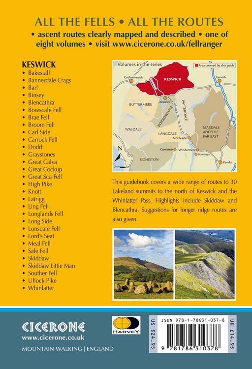 Produktbild: Walking the Lake District Fells - Keswick