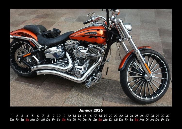 Produktbild: Motorr&auml;der 2026 Fotokalender DIN A3