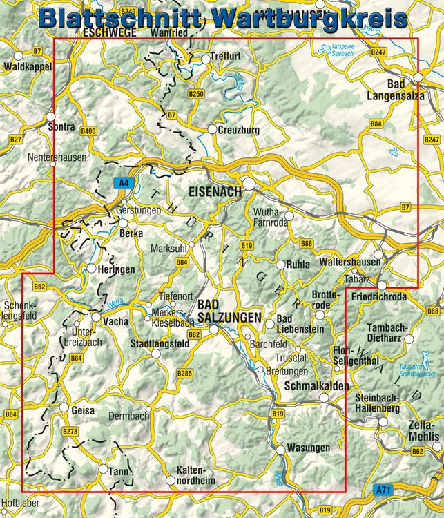Produktbild: Wartburgkreis 1:50 000