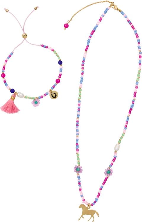 Produktbild: Schmuckset (Kette & Armband) - Pferdefreunde