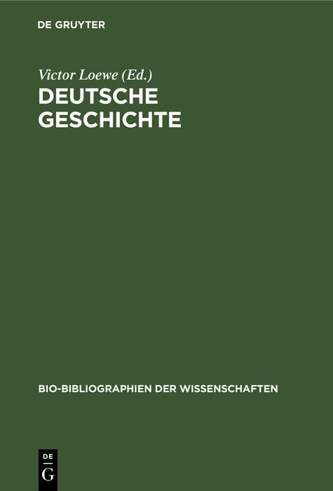 Produktbild: Deutsche Geschichte