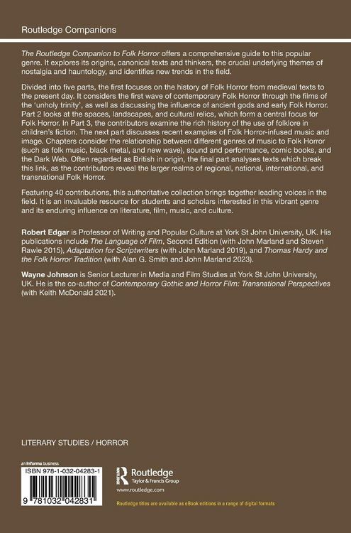 Produktbild: The Routledge Companion to Folk Horror