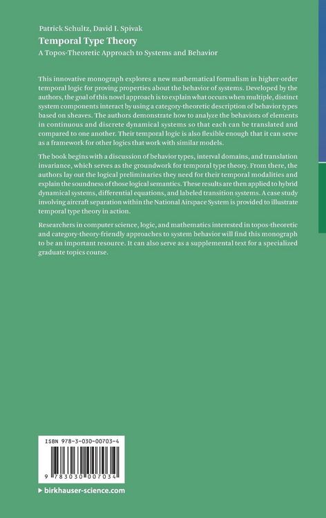 Produktbild: Temporal Type Theory