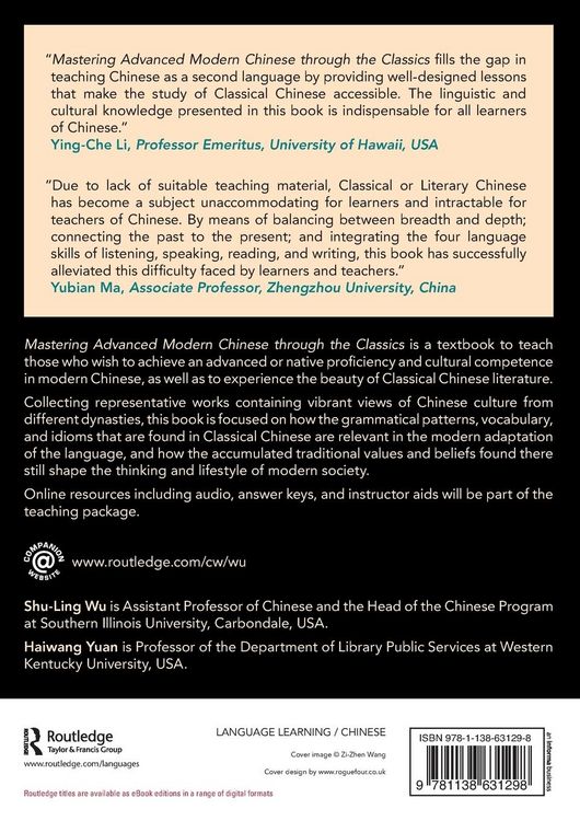 Produktbild: Mastering Advanced Modern Chinese through the Classics