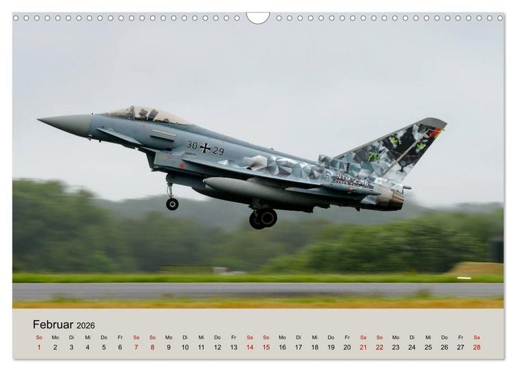 Produktbild: Kampfjet Eurofighter Typhoon (Wandkalender 2026 DIN A3 quer), CALVENDO Monatskalender
