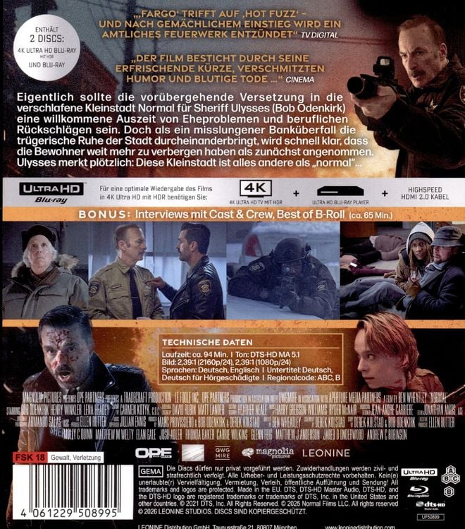 Produktbild: Normal (4K Ultra HD) (+ Blu-ray)