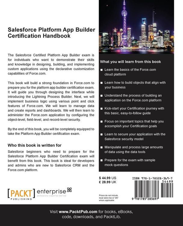 Produktbild: Salesforce Platform App Builder Certification Handbook