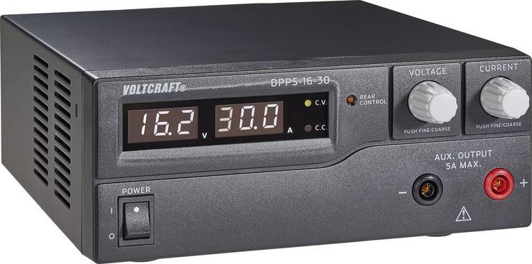 Produktbild: VOLTCRAFT DPPS-16-30 Labornetzger&auml;t, einstellbar 1 - 16 V/DC 0 - 30 A 480 W USB programmierbar Anzahl Ausg&auml;nge 1 x