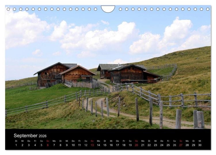 Produktbild: S&uuml;dtirol, die Perle Italiens (Wandkalender 2026 DIN A4 quer), CALVENDO Monatskalender