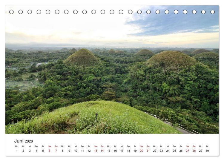 Produktbild: Philippinen - Faszinierende Inselwelten (Tischkalender 2026 DIN A5 quer), CALVENDO Monatskalender