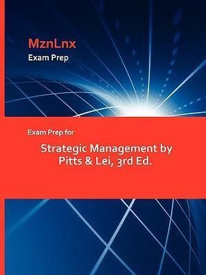 Produktbild: Exam Prep for Strategic Management by Pitts & Lei, 3rd Ed.