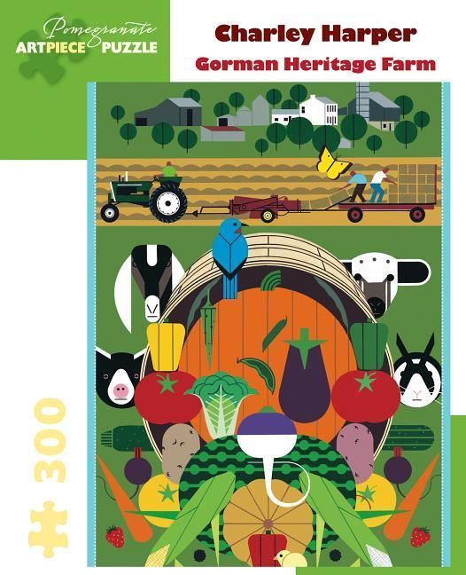 Produktbild: Charley Harper Gorman Heritage Farm 300 Piece Jigsaw Puzzle