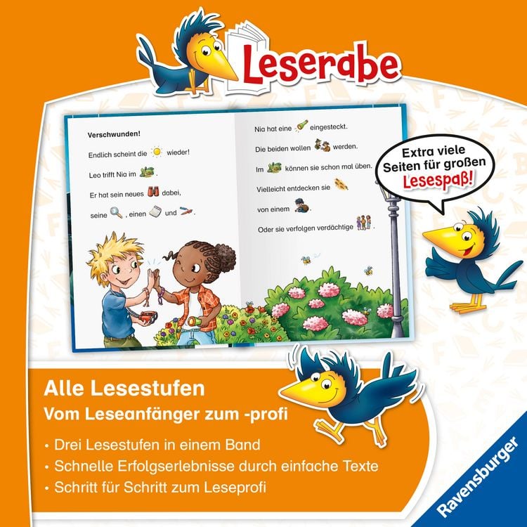 Produktbild: Leserabe Sonderausgaben - Detektivgeschichten zum Lesenlernen