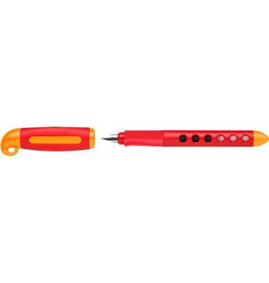 Produktbild: Faber-Castell F&uuml;ller Scribolino rot Linksh&auml;nder