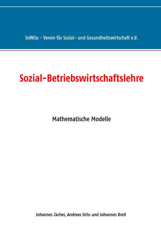 Produktbild: Sozial-Betriebswirtschaftslehre