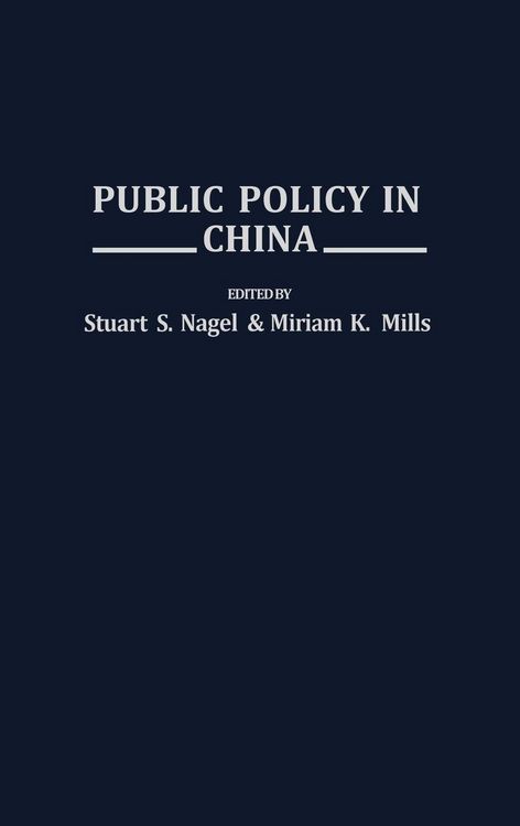 Produktbild: Public Policy in China