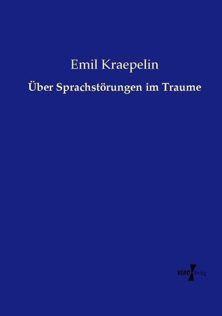 Produktbild: &Uuml;ber Sprachst&ouml;rungen im Traume