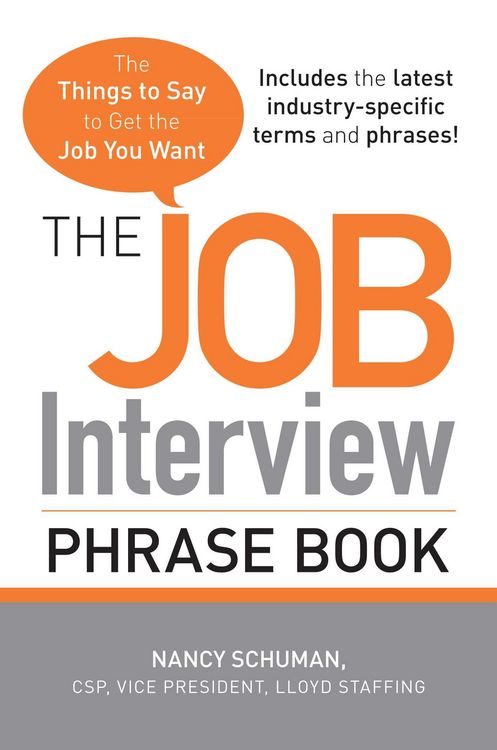 Produktbild: The Job Interview Phrase Book