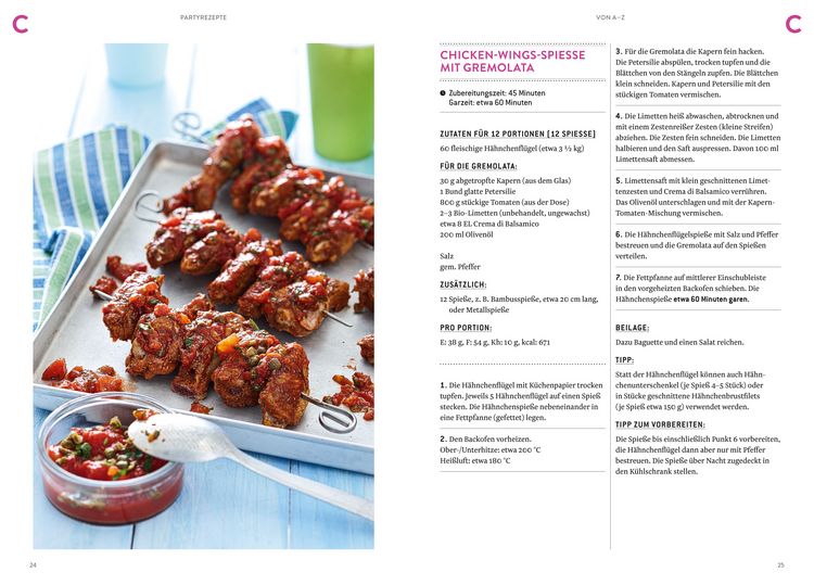 Produktbild: Partyrezepte von A - Z