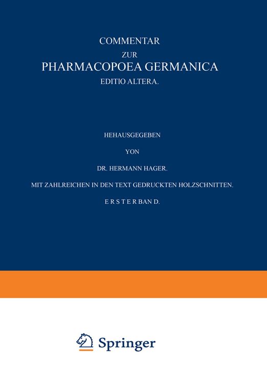 Produktbild: Commentar zur Pharmacopoea Germanica