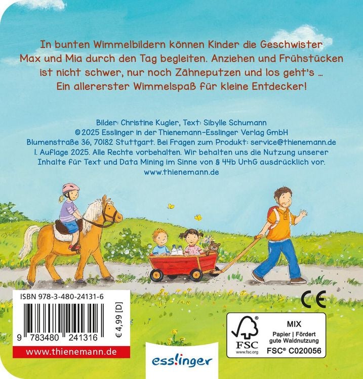 Produktbild: Mein allererstes Wimmelbuch: Durch den Tag - Mini
