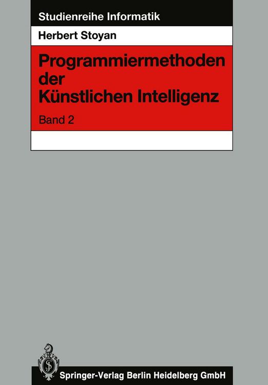 Produktbild: Programmiermethoden der K&uuml;nstlichen Intelligenz