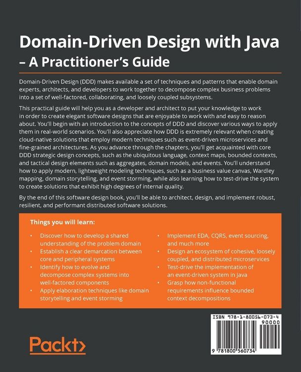 Produktbild: Domain-Driven Design with Java - A Practitioner's Guide