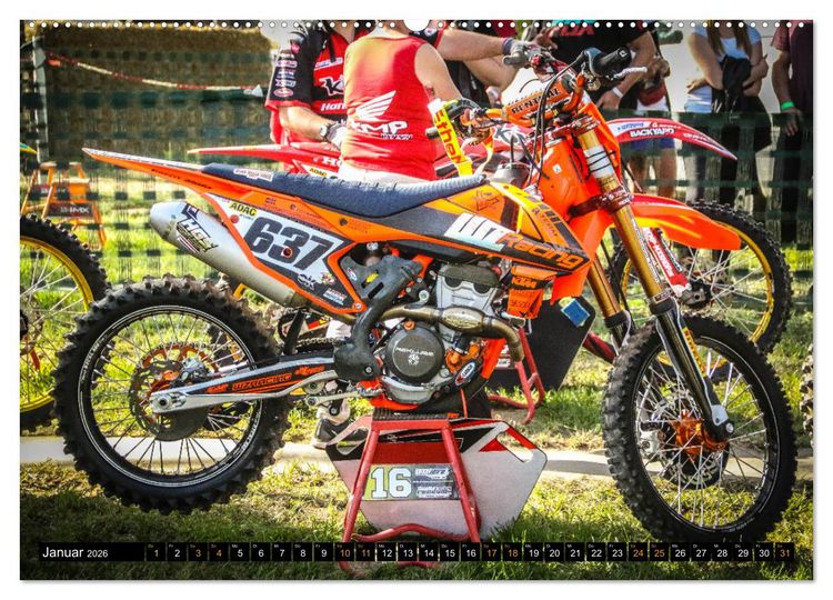 Produktbild: MX-Racing (Wandkalender 2026 DIN A2 quer), CALVENDO Monatskalender