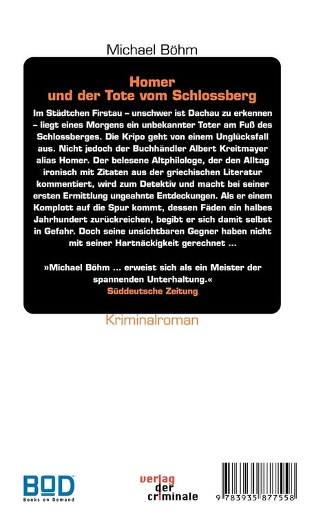 Produktbild: Homer und der Tote vom Schlossberg