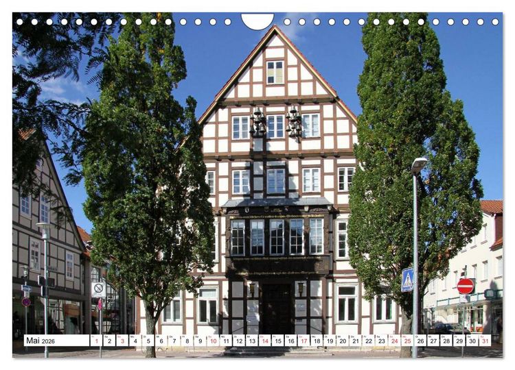 Produktbild: BURGDORFER ANSICHTEN (Wandkalender 2026 DIN A4 quer), CALVENDO Monatskalender
