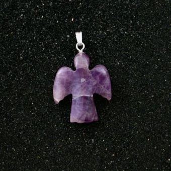 Produktbild: Amethyst Schutzengel, Gl&uuml;cksstein