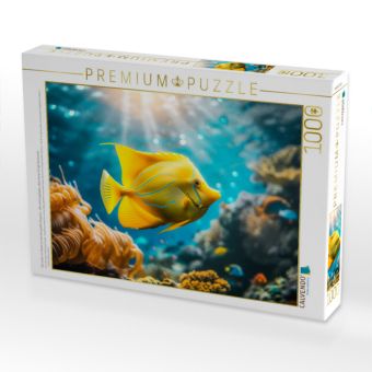 Produktbild: CALVENDO Puzzle Das Leben im Ozean ist wie eine gro&szlig;e Seeparty - alle sind eingeladen, aber keiner bringt Geschenke | 1000 Teile Lege-Gr&ouml;&szlig;e 64x48cm Foto-Puzzle f&uuml;r gl&uuml;ckliche Stunden