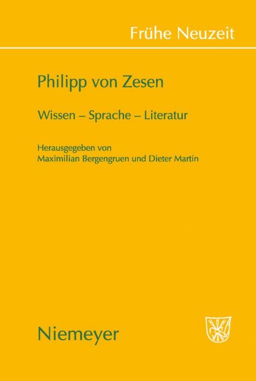 Produktbild: Philipp von Zesen