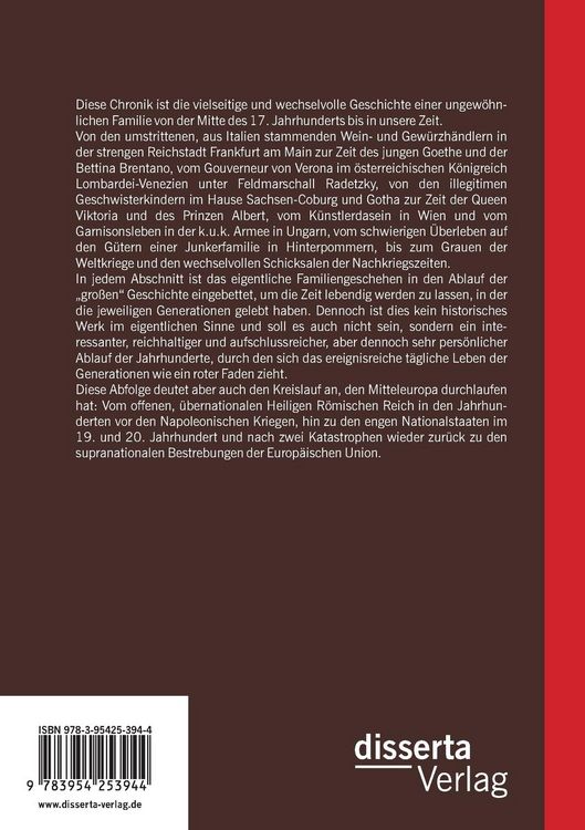 Produktbild: Mitteleuropa 1658 - 2008: Die Chronik einer Familie
