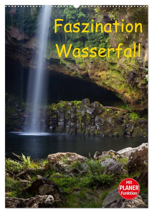 Produktbild: Faszination Wasserfall (Wandkalender 2026 DIN A2 hoch), CALVENDO Monatskalender