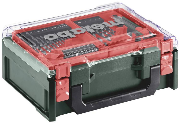 Produktbild: Metabo PowerMaxx BS Basic Set 600080710 Akku-Bohrschrauber 12 V 2 Ah Li-Ion inkl. 2. Akku, inkl. Ladeger&auml;t, b&uuml;rstenlos, inkl. Koffer, mit Zubeh&ouml;r