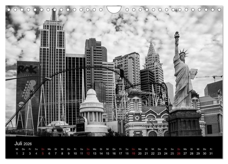 Produktbild: Architektur in Schwarz-Wei&szlig; (Wandkalender 2026 DIN A4 quer), CALVENDO Monatskalender
