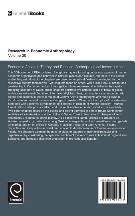 Produktbild: Economic Action in Theory and Practice