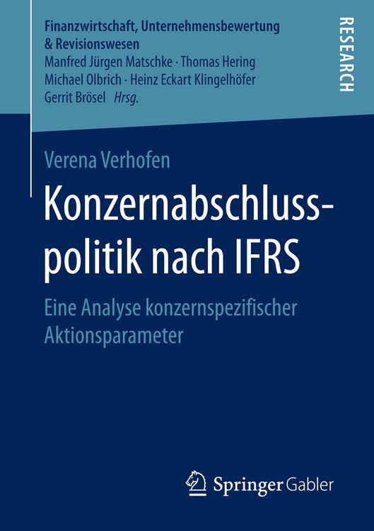 Produktbild: Konzernabschlusspolitik nach IFRS