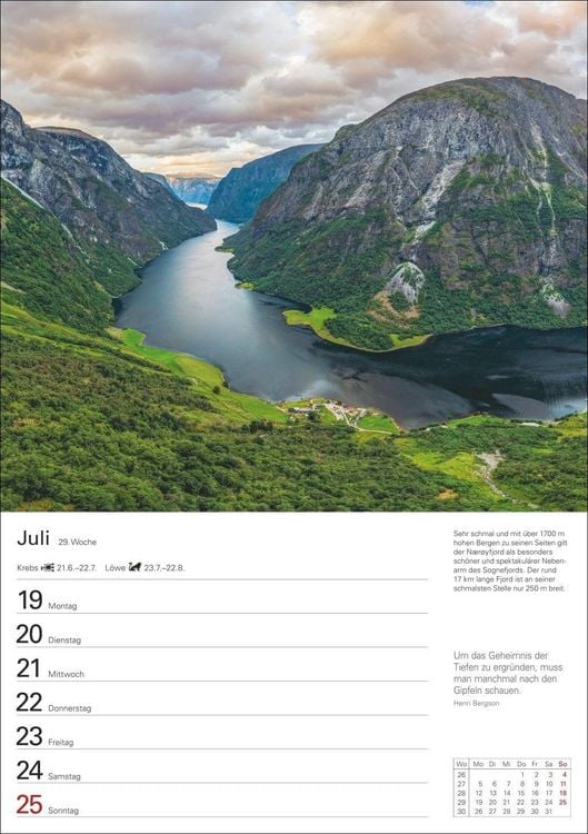 Produktbild: Skandinavien Wochenplaner 2027 - Eine Reise in 53 Bildern