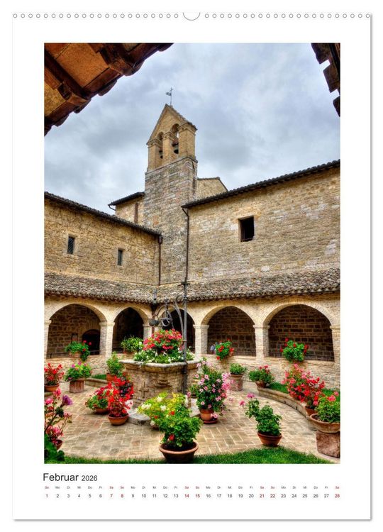 Produktbild: Assisi - Die Stadt zweier gro&szlig;er Heiliger (Wandkalender 2026 DIN A2 hoch), CALVENDO Monatskalender