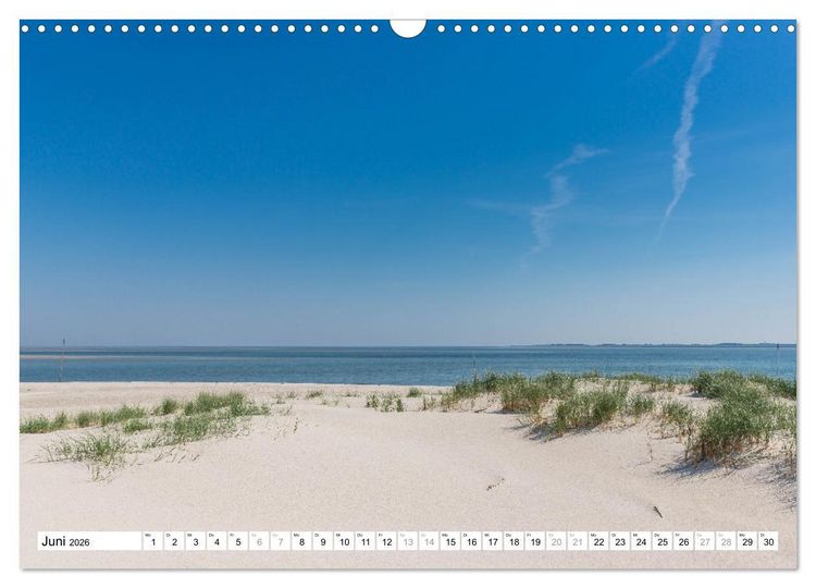 Produktbild: Amrum - Perle im nordfriesischen Wattenmeer (Wandkalender 2026 DIN A3 quer), CALVENDO Monatskalender