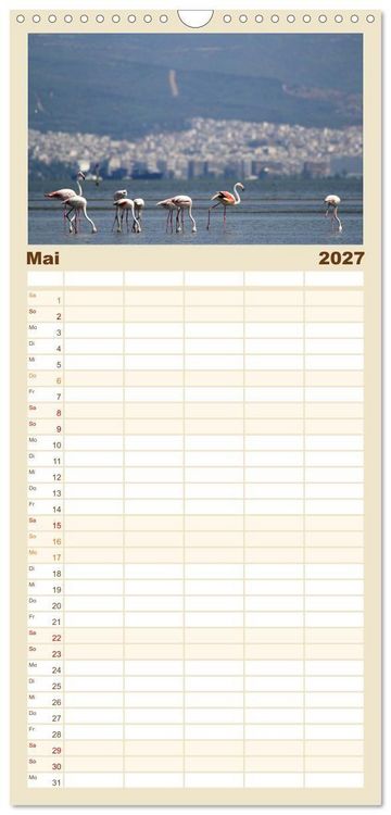 Produktbild: Familienplaner 2027 - Griechenland - Von Epirus bis zu den Inseln mit 5 Spalten (Wandkalender, 21 x 45 cm) CALVENDO
