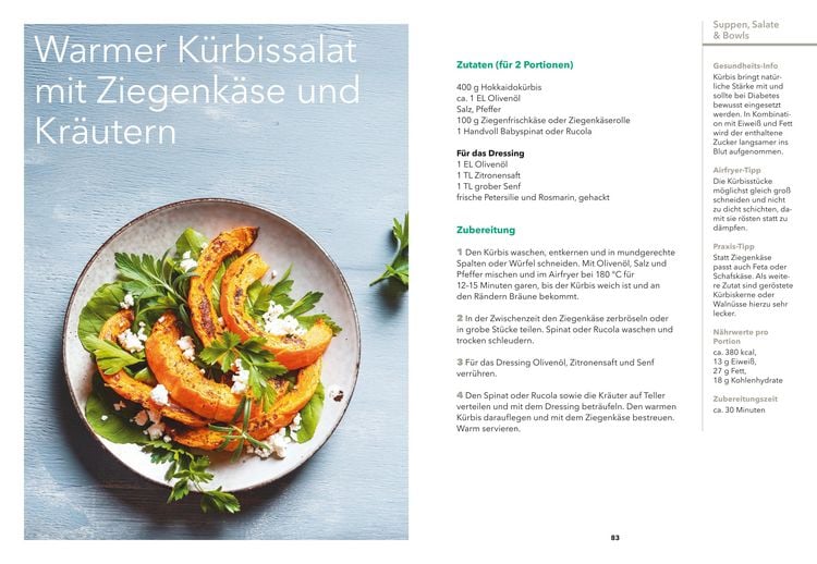 Produktbild: Airfryer Balance &ndash; Genussvoll essen trotz Diabetes