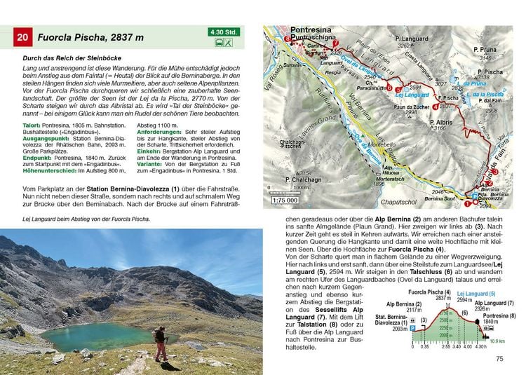 Produktbild: ROTHER Wanderf&uuml;hrer Oberengadin. 50 Touren im Engadin rund um St. Moritz, Zuoz, Pontresina und Maloja