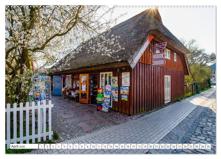 Produktbild: Zingst Stadtansichten (hochwertiger Premium Wandkalender 2026 DIN A2 quer), Kunstdruck in Hochglanz