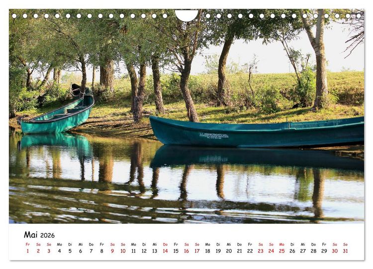Produktbild: Eine Reise ins magische Donaudelta (Wandkalender 2026 DIN A4 quer), CALVENDO Monatskalender