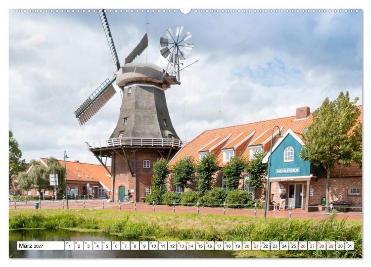 Produktbild: Radland Deutschland - Niedersachsen (hochwertiger Premium Wandkalender 2027 DIN A2 quer), Kunstdruck in Hochglanz