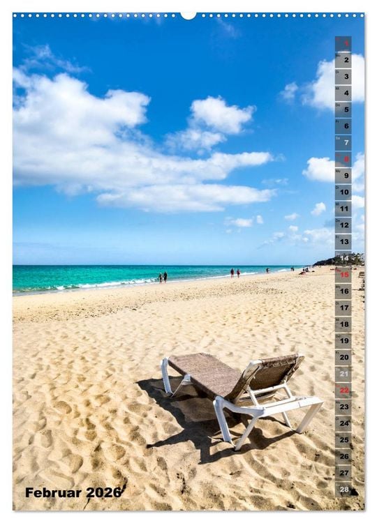 Produktbild: FUERTEVENTURA S&uuml;dsee-Flair (Wandkalender 2026 DIN A2 hoch), CALVENDO Monatskalender